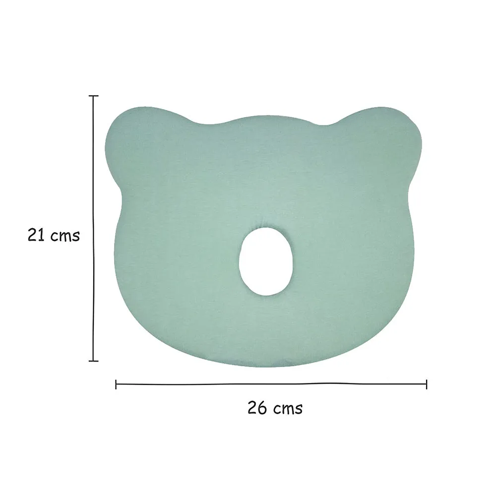 Abracadabra Memory Foam Baby Head Shaping Pillow - Green