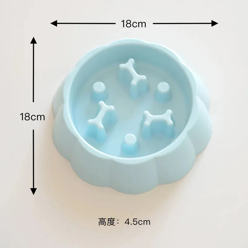 Anti-Choking Slow Feeder Bowl for Cats & Dogs