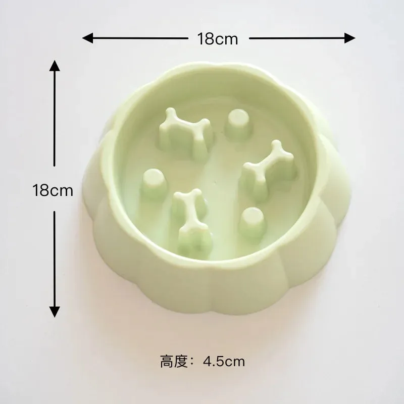 Anti-Choking Slow Feeder Bowl for Cats & Dogs