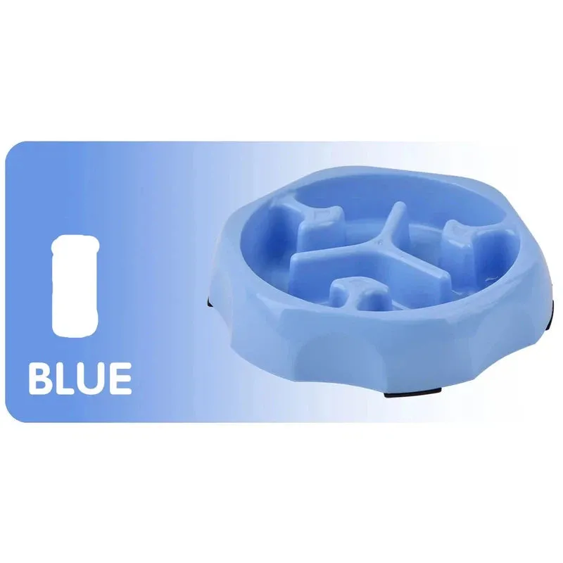 Anti-Choking Slow Feeder Bowl for Cats & Dogs