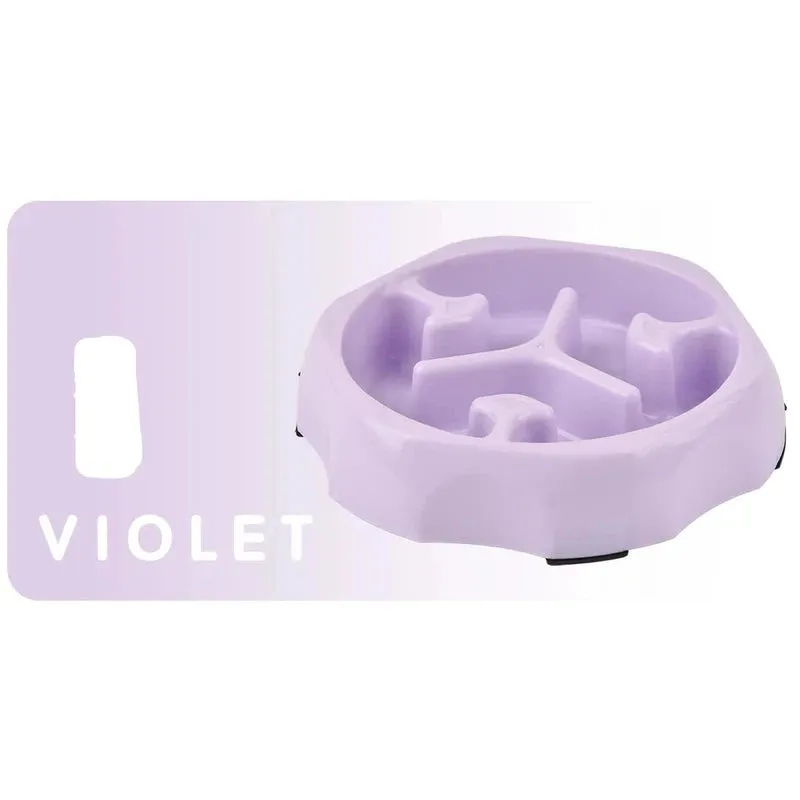 Anti-Choking Slow Feeder Bowl for Cats & Dogs