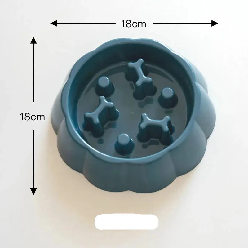 Anti-Choking Slow Feeder Bowl for Cats & Dogs