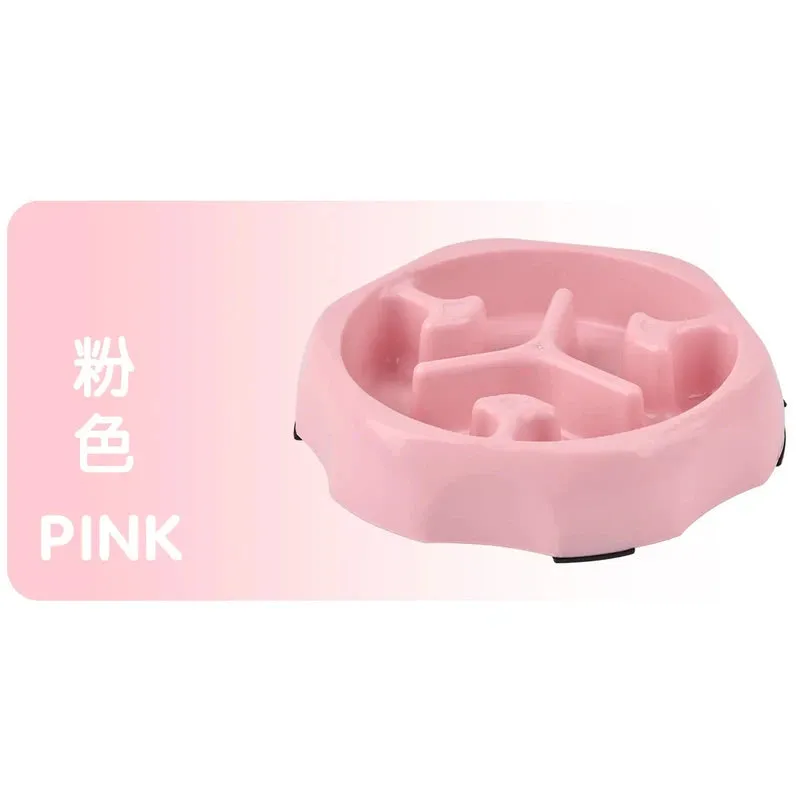 Anti-Choking Slow Feeder Bowl for Cats & Dogs