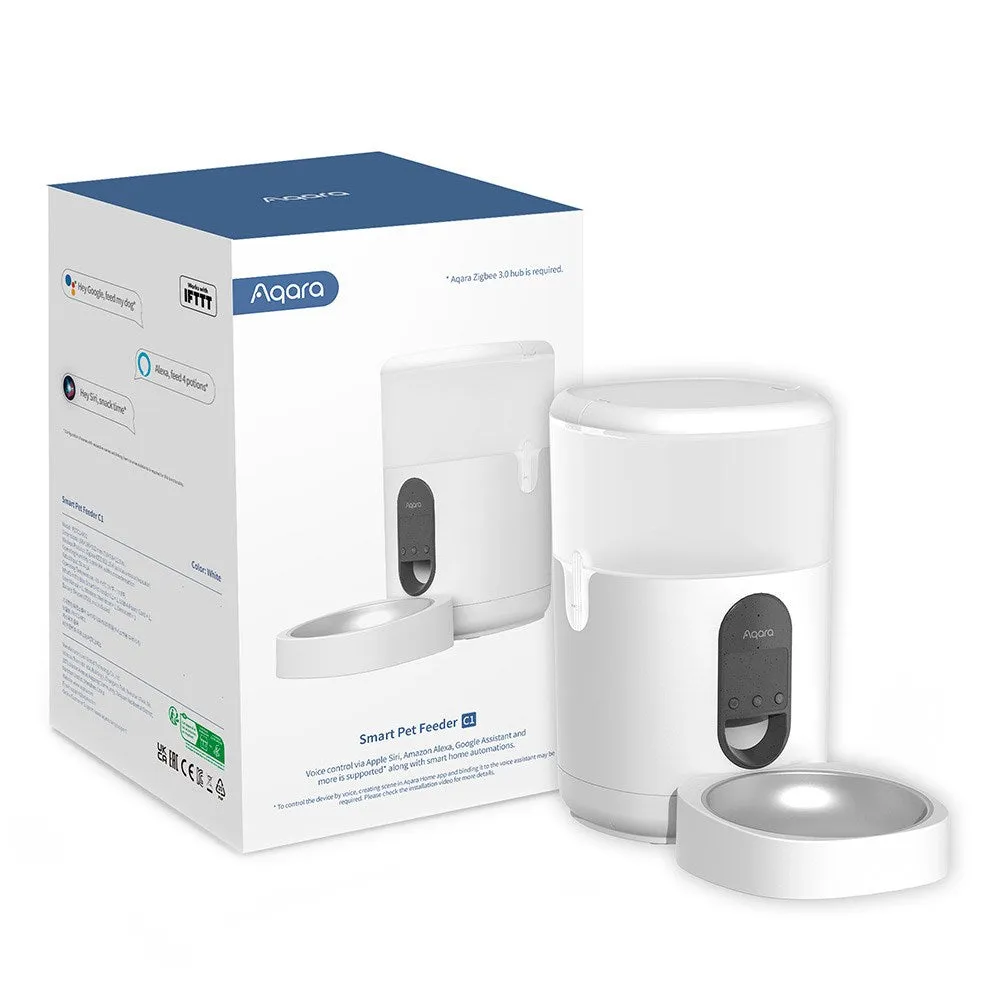 Aqara Pet Feeder C1 Automatisk Fodermaskine - Hvid
