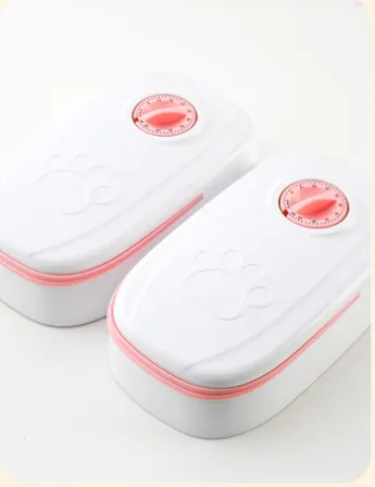 Automatic Pet Feeder Smart Food Dispenser Timer Stainless Steel Bowl
