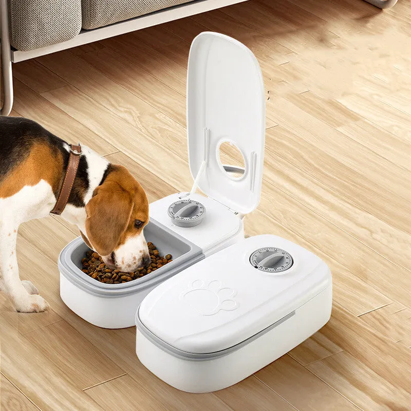 Automatic Pet Feeder Smart Food Dispenser Timer Stainless Steel Bowl
