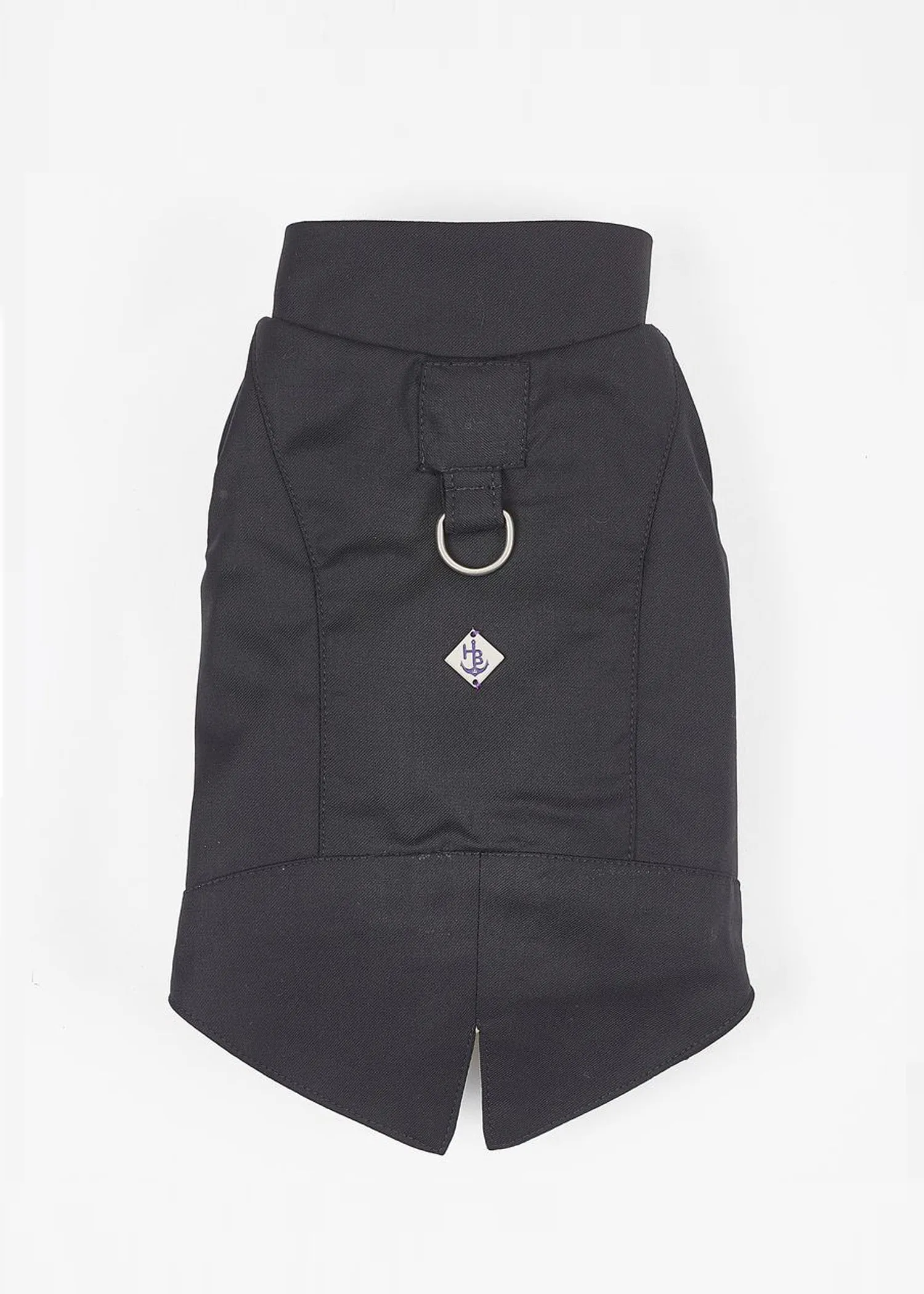 BLACK TAILORED TUXEDO JACKET