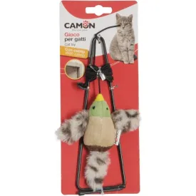 Cat toy- Polyester bird with catnip, for door jambs - 20 cm