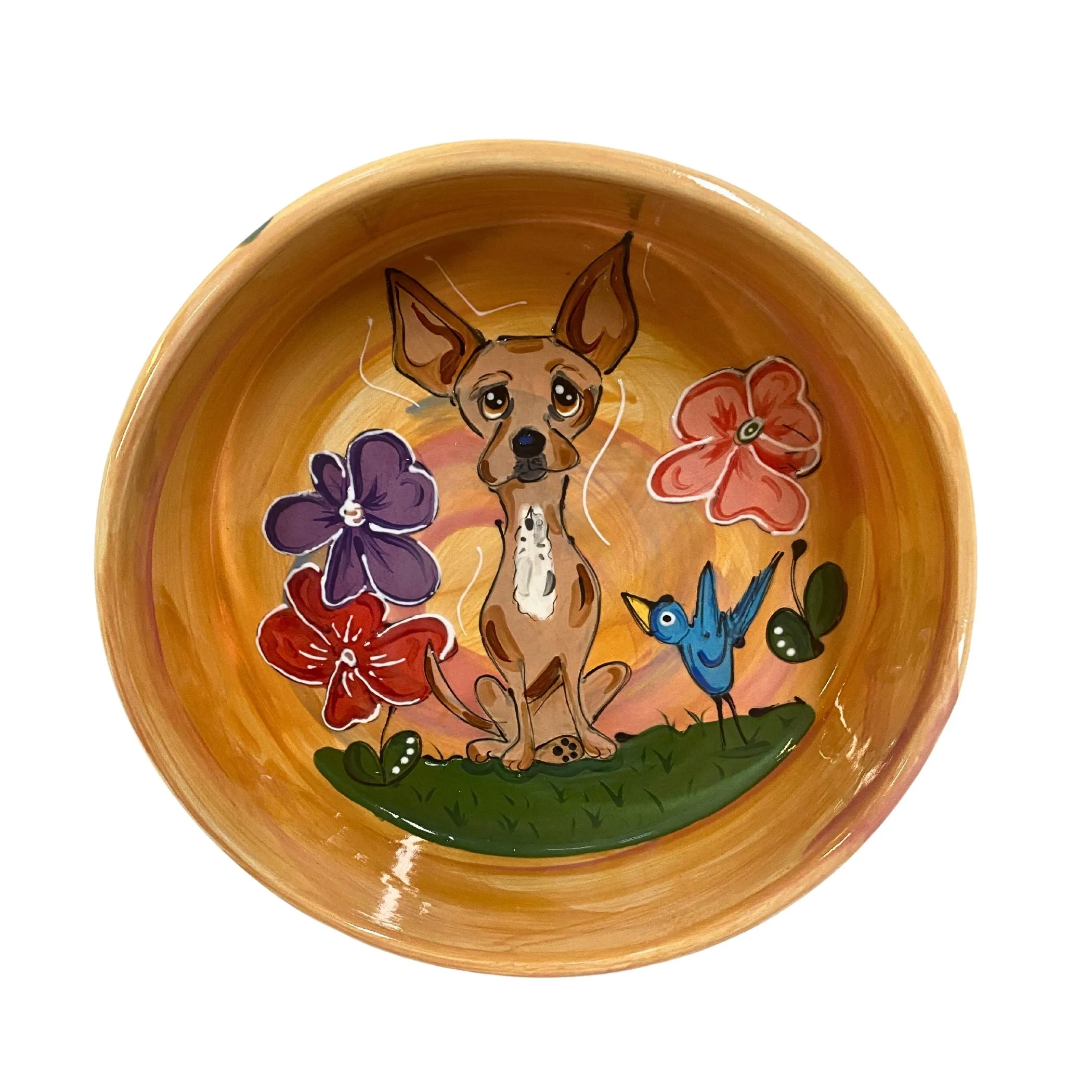 Chihuahua Garden Lover Bowl