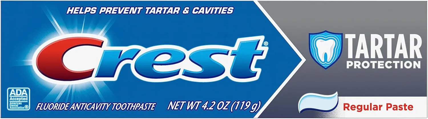 Crest, Tartar Protection Regular Toothpaste, 4.2 Ounce