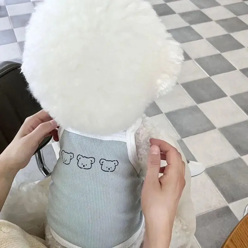 Cute Pet Dog Clothes | Three Beat Thin Dog Vest | French Bulldog Puppy Apparel | Small Medium Dog Clothing | Chihuahua Costume