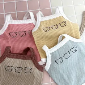 Cute Pet Dog Clothes | Three Beat Thin Dog Vest | French Bulldog Puppy Apparel | Small Medium Dog Clothing | Chihuahua Costume
