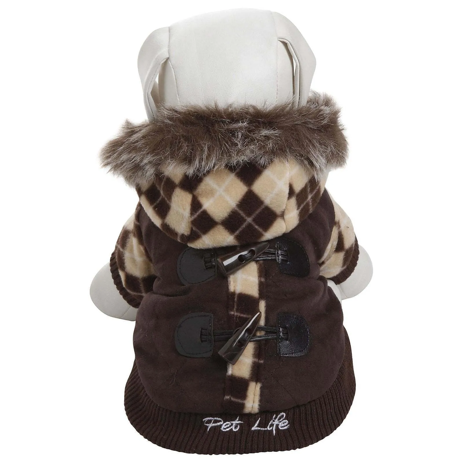 Designer Suede Argyle Sweater Jacket Fashion