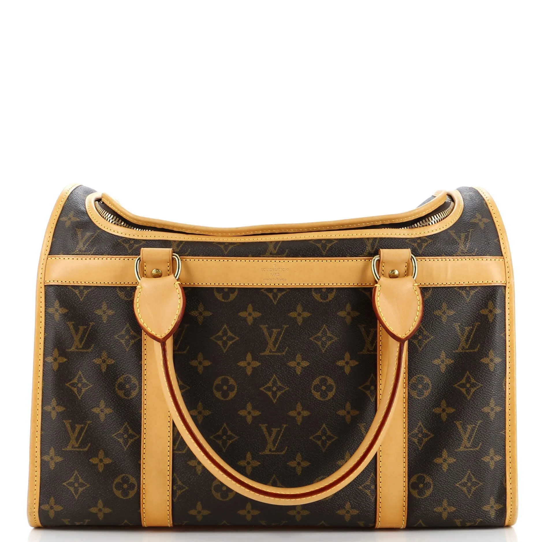 Dog Carrier Bag Monogram Canvas 40