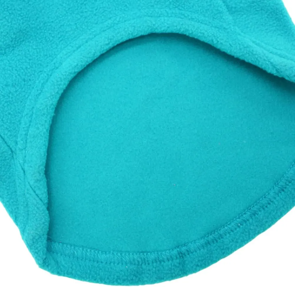 Dog Fleece Vest Soft Winter Jacket Sweater with D-Ring Leash Cold Weather Coat Hoodie for Small Medium Large Dogs Green Small