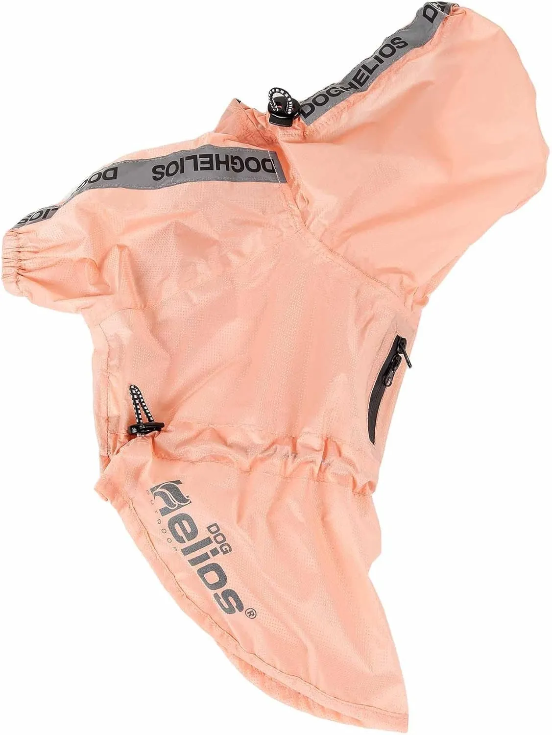 Dog Helios Torrential Shield Adjustable and Waterproof Dog Raincoat Poncho, SM, Pink