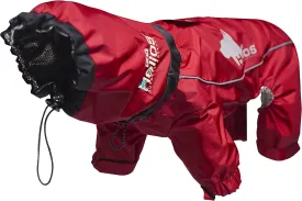 DOGHELIOS 'Weather-King' Windproof Waterproof and Insulated Adjustable Full Bodied Pet Dog Jacket Coat w/ Heat Retention Technology, Large, Red