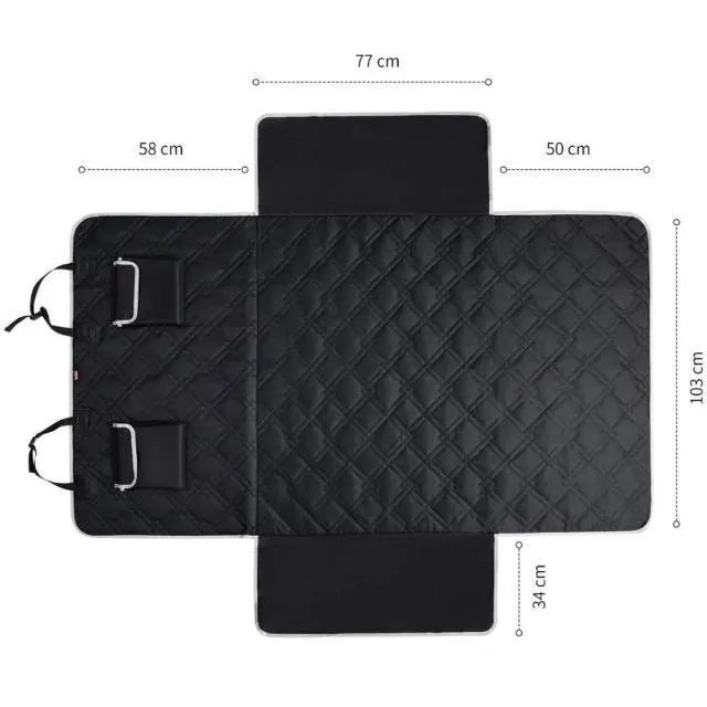 Dropshipping Waterproof  Dog Car Seat Cover Pet Carrier With Pet Safety Belt Car Rear Back Seat Mat Hammock Cushion Protector