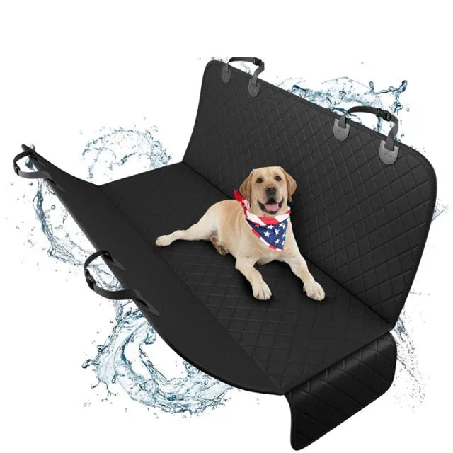 Dropshipping Waterproof  Dog Car Seat Cover Pet Carrier With Pet Safety Belt Car Rear Back Seat Mat Hammock Cushion Protector