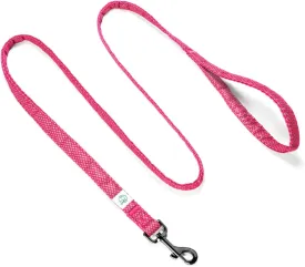Embark Illuminate Reflective Dog Leash for Night Walking - 5 Ft Long and 3/4 Inch Width Dog Leash for Large Dogs, Made with Reflective Leash Material Throughout Light Up Dog Leash (Pink)