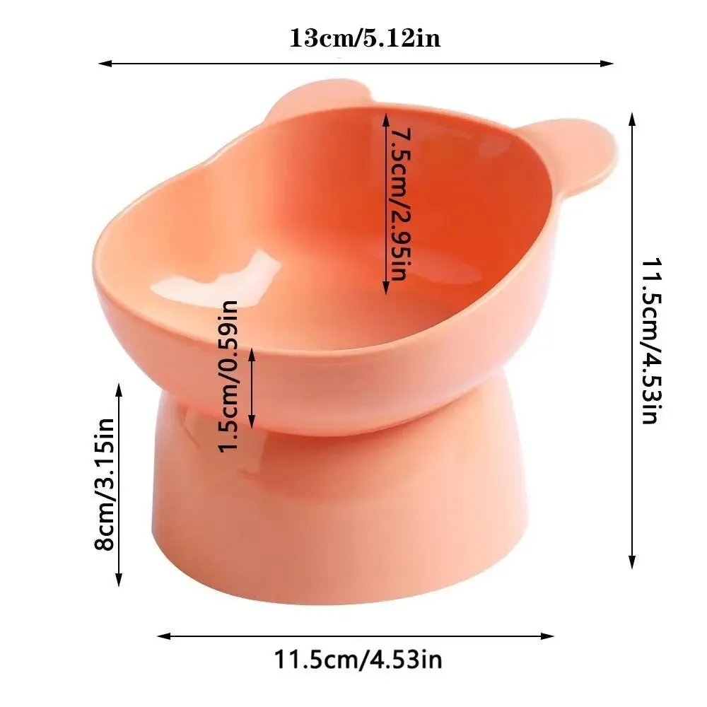 Ergonomic Elevated Pet Bowl for Dogs and Cats
