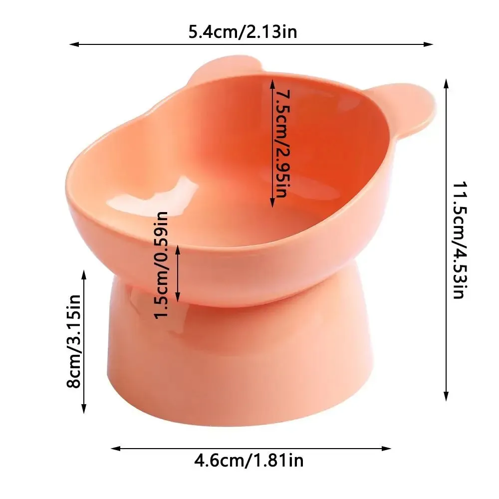 Ergonomic Elevated Pet Bowl for Dogs and Cats