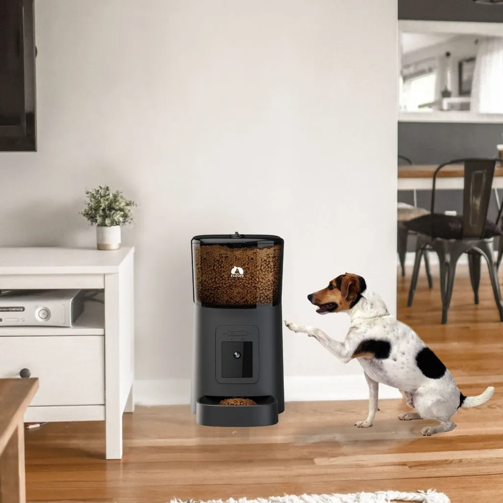 Floofi - Smart Pet Feeder with Camera - Black