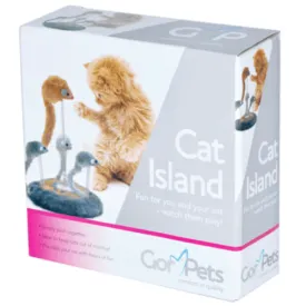 Gor Pets Cat Island Toy with Springy Mice