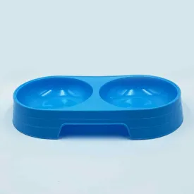 HB&Co Pet Double Bowl Plastic 23cm