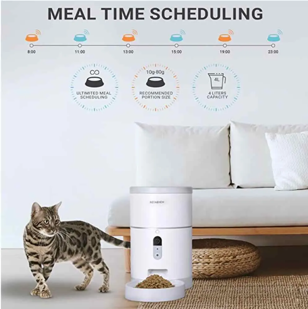 Instachew Purechew Smart Pet Feeder with HD Camera