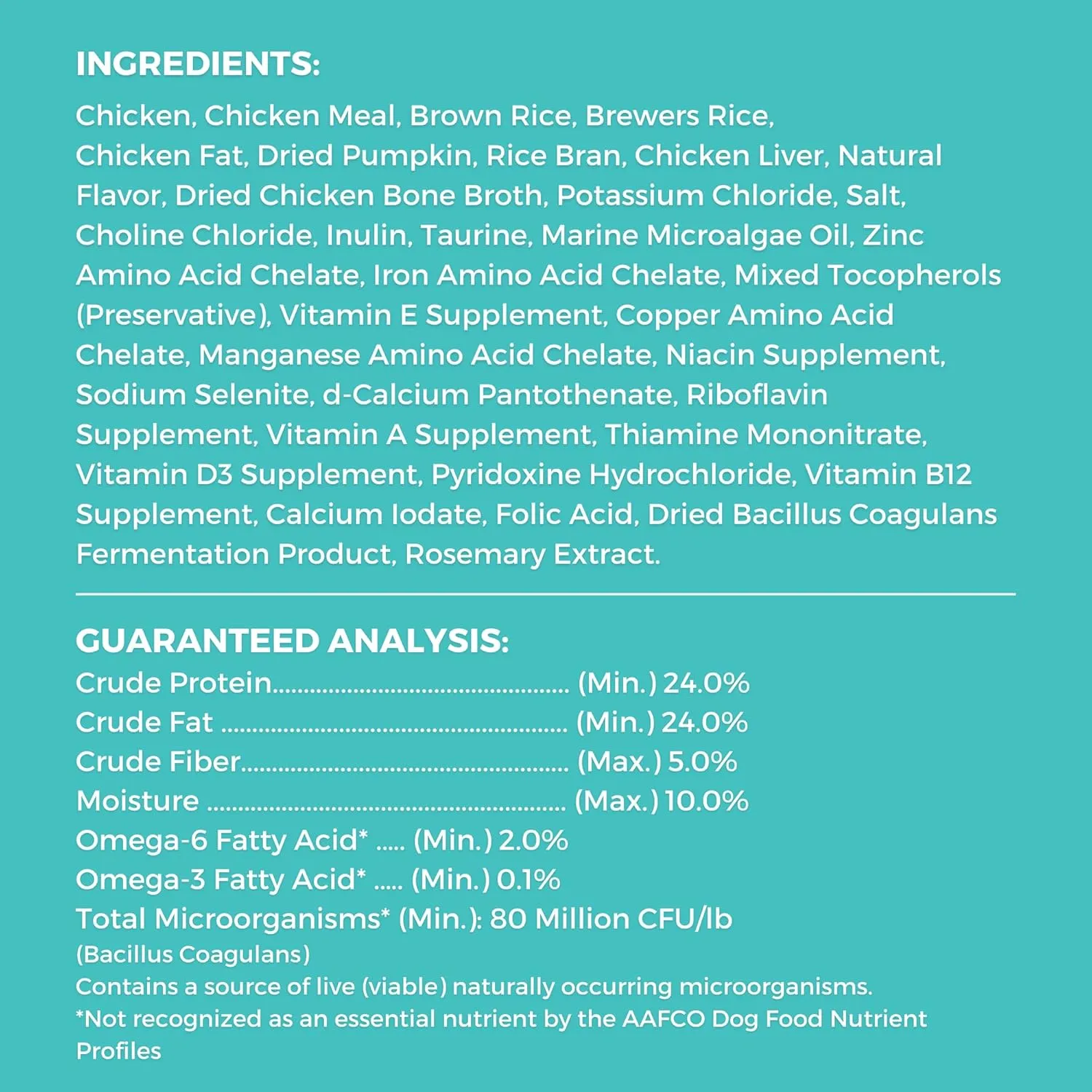 KOHA Limited Ingredient Bland Diet Dry Food for Dogs - Chicken & Brown Rice Recipe, Sensitive Stomach Dog Food - Pumpkin for Digestive Support, 20 lbs