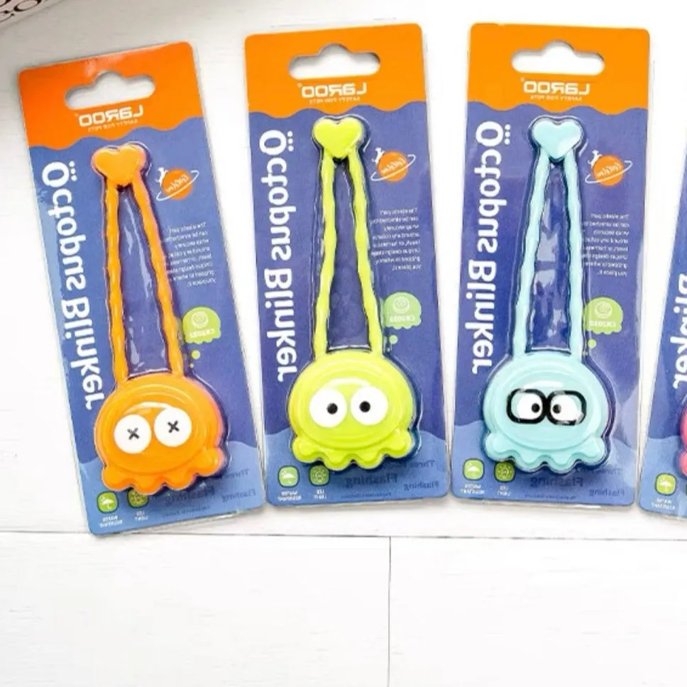 LaRoo Octopus Safety Blinker for Pets - Blue