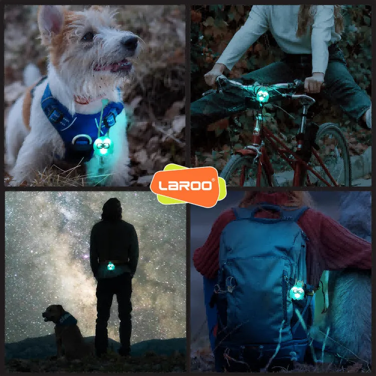 LaRoo Octopus Safety Blinker for Pets - Blue