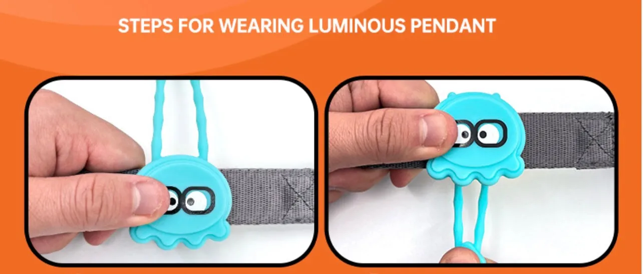 LaRoo Octopus Safety Blinker for Pets - Blue