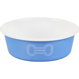 Le Creuset 6 cup Large Dog Bowl - Light Blue