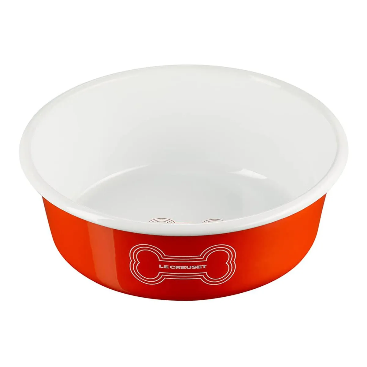 Le Creuset 6 cup Large Dog Bowl - Orange