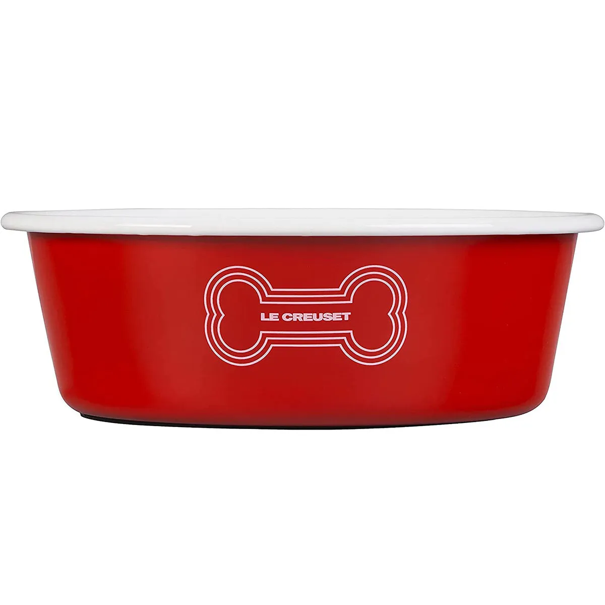 Le Creuset 6 cup Large Dog Bowl - Red
