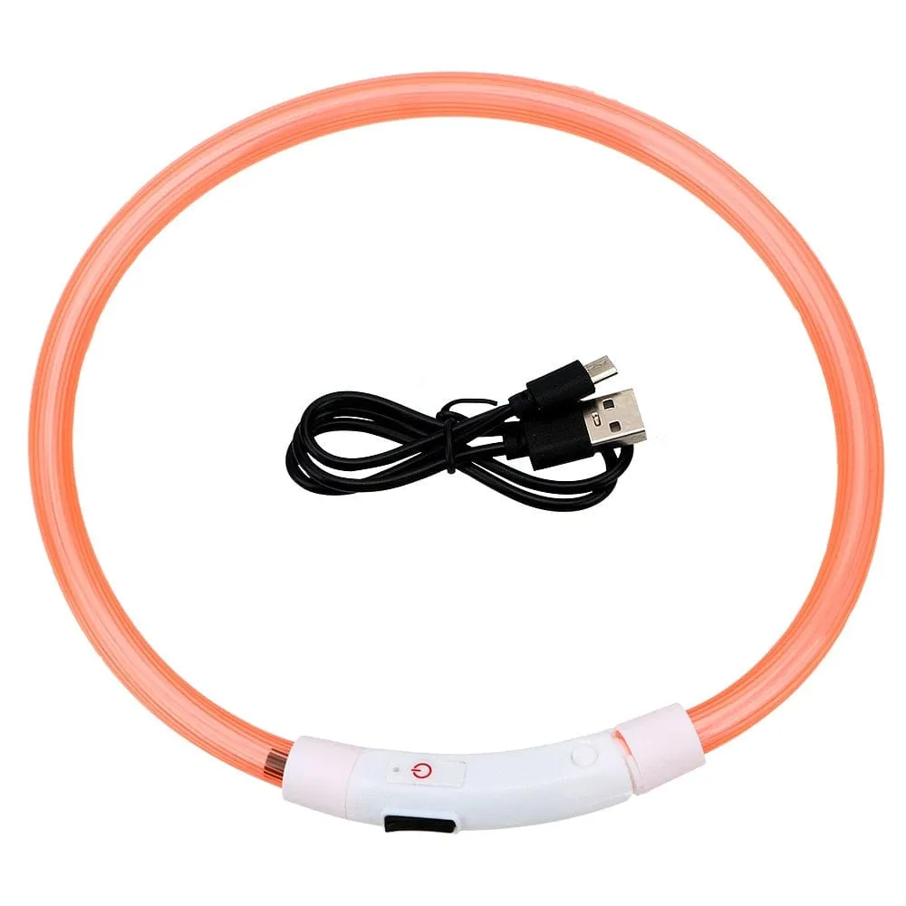 Led Light Dog Collar- USB Charging