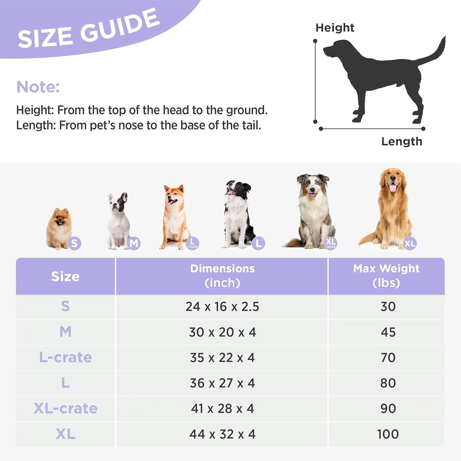 Lesure XLarge Dog Bed-Thick Shredded Chopped Foam Pet Bed Indoor with Removable Cover, Cute Modern Fuzzy Plush & Anti Slip Bottom, Brown