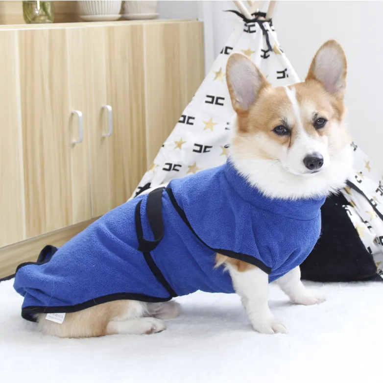 Microfiber Super Absorbent Dog Bathrobe