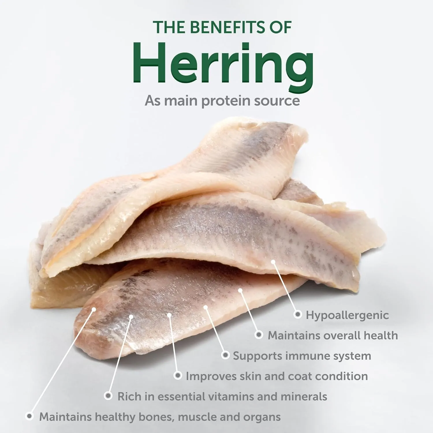 Nature's Protection Superior Care White Dogs Grain-Free Immune Health Treats with Herring for Adult All Breeds Dogs 5.29 oz