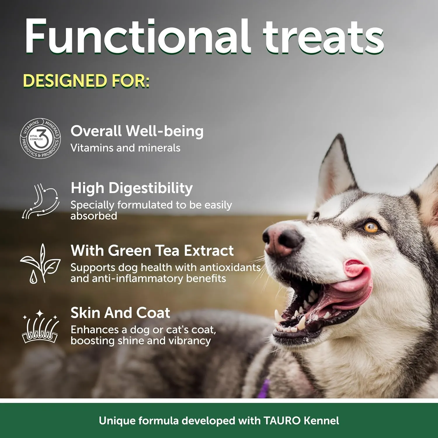 Nature's Protection Superior Care White Dogs Grain-Free Immune Health Treats with Herring for Adult All Breeds Dogs 5.29 oz