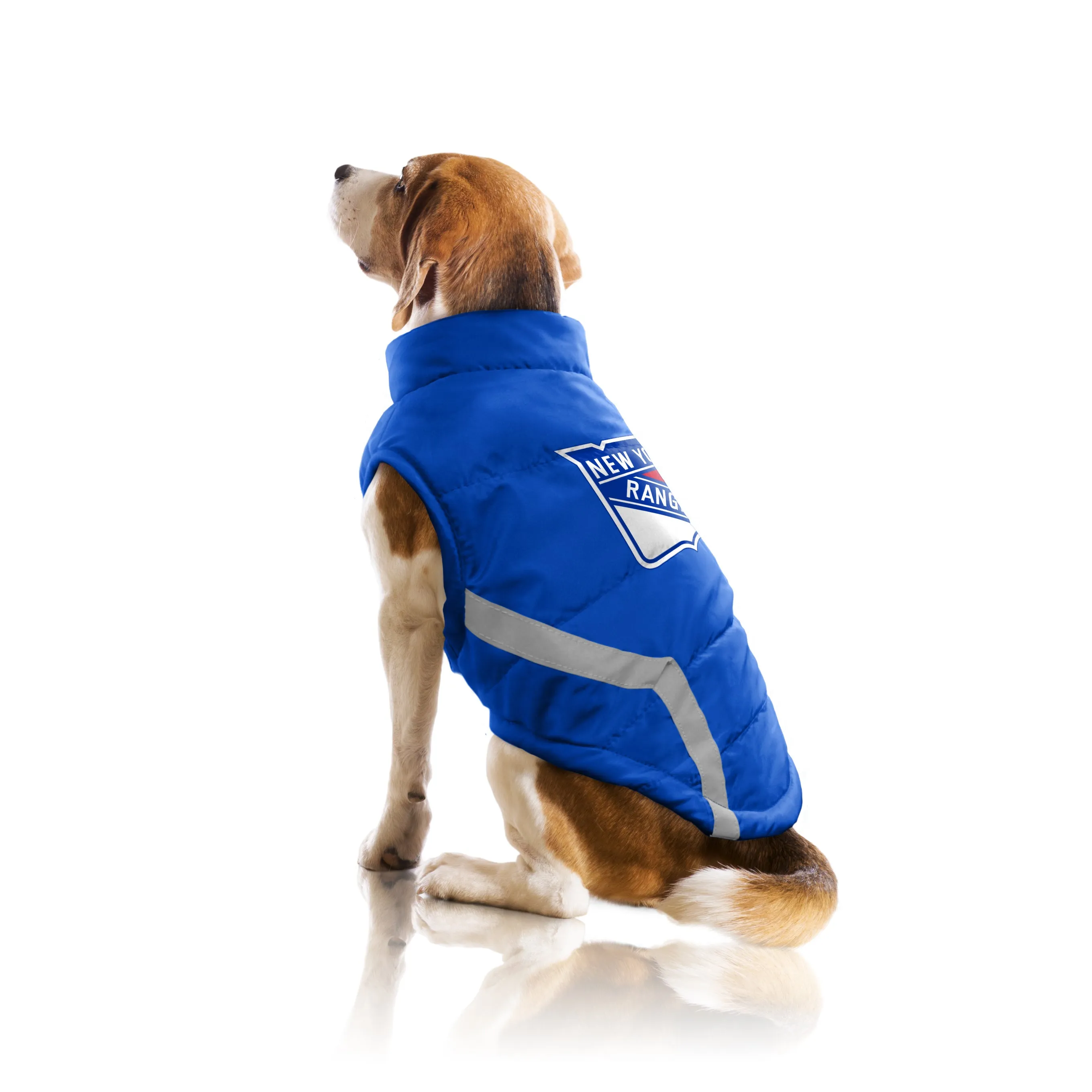 New York Rangers Pet Puffer Vest
