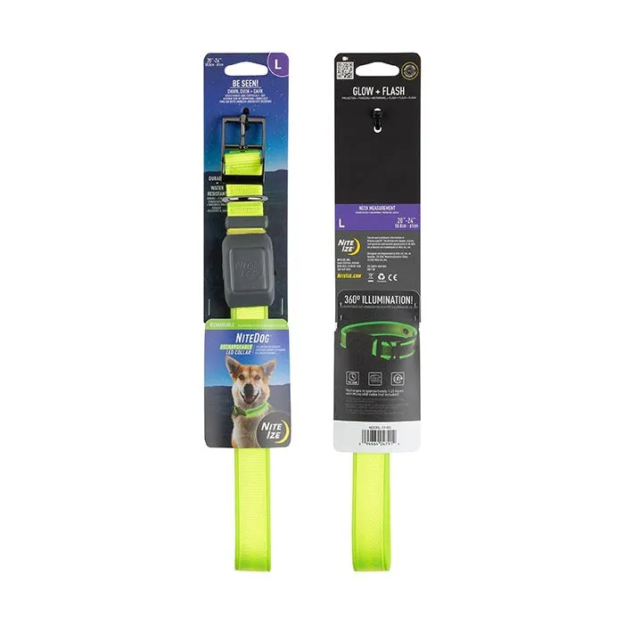 Nite Ize NiteDog Rechargeable LED Collar - Large