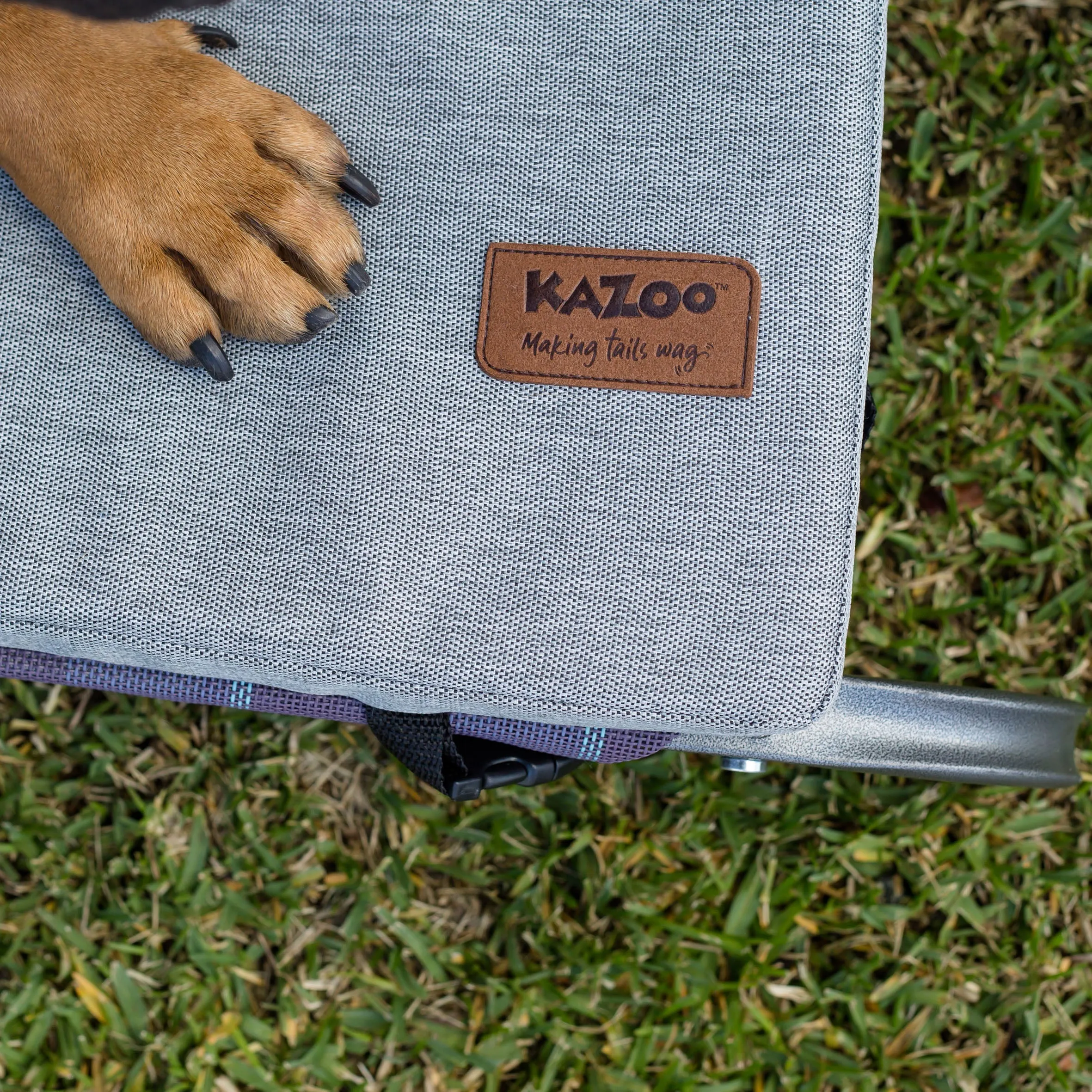 Outdoor Lounge Dog Bed Topper - Ash