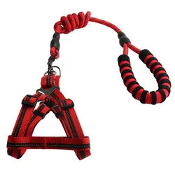 PAWS ASIA Lazada Hot Popular Nylon Safety Training Personalized Comfort Vest With Dog Leash Rope