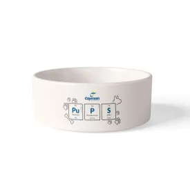 Pet Bowl - Cayman Chemical pups blue