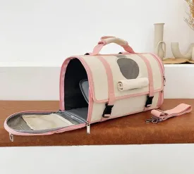 Pet Carrier for Cats & Small Dogs  Airline Approved, TSA Compliant, Soft-Sided Travel Bag, Collapsible & Breathable, Fits Pets up to 15 lbs  Whiskora