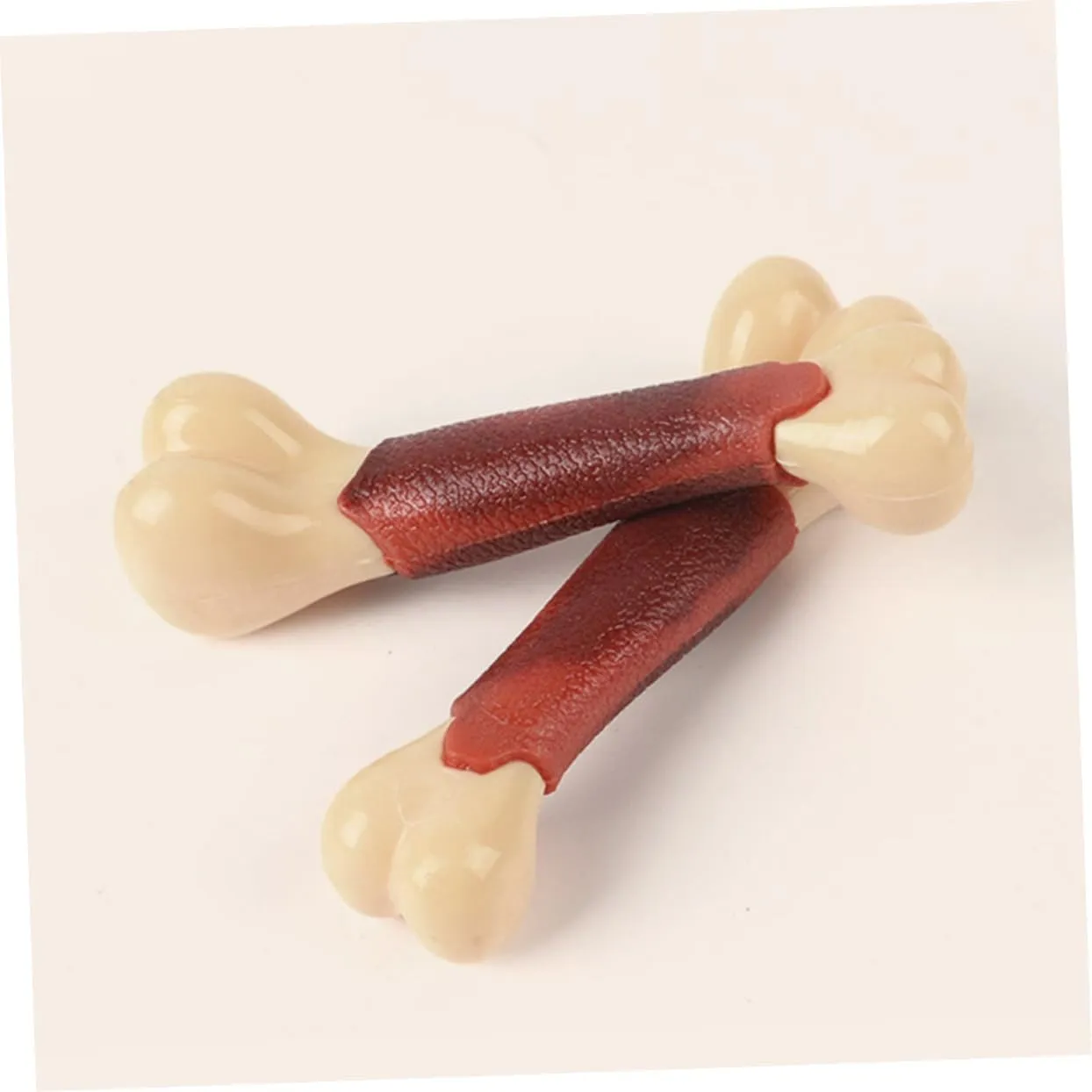 POPETPOP 2pcs Pet Chewing Toy Beef Flavored Molar Stick for Dogs Material for Teething Puppies Fun and Plaything for Healthy Teeth