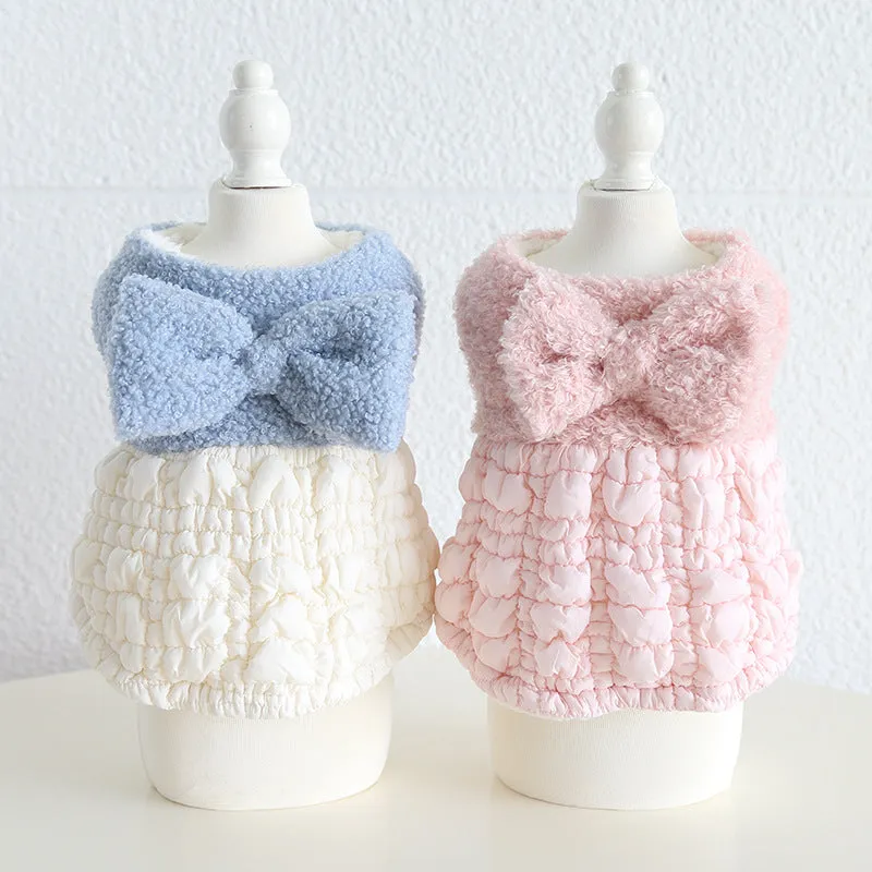 Princess Dress Bowknot Pet Vest